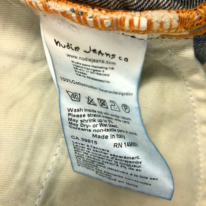 ヌーディージーンズ デニムパンツ ストレート W28 L32 メンズ ブルー系 Nudie Jeans 【AFB29】