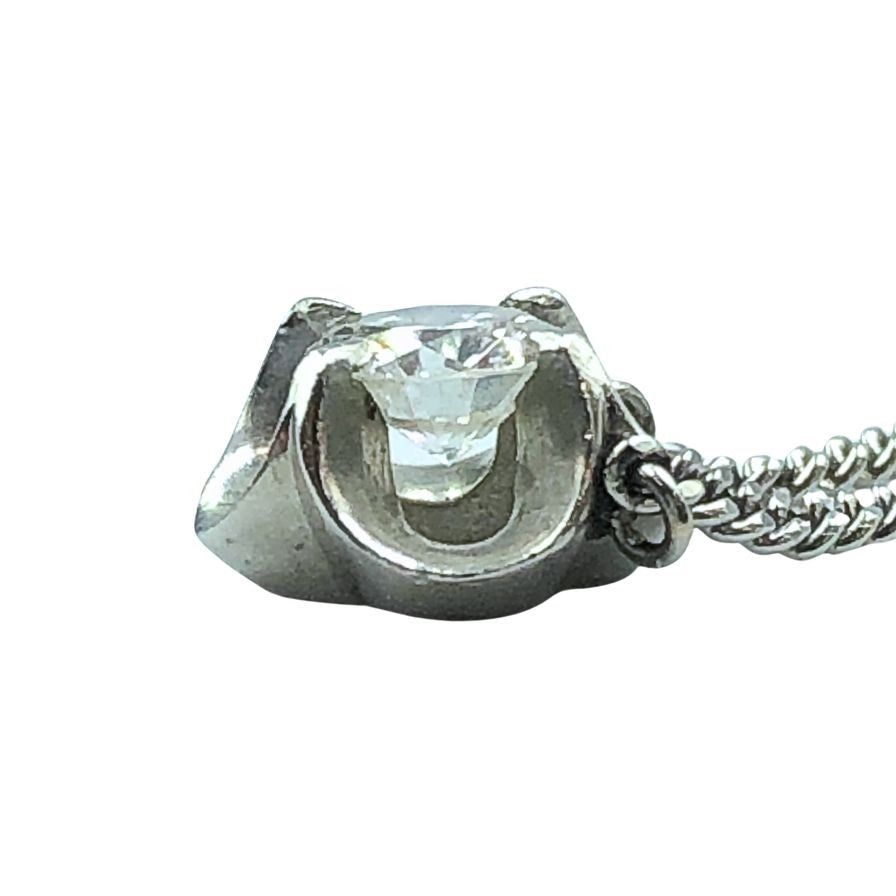 ノーブランド ネックレス PT850 ダイヤ0.36ct【AFI17】