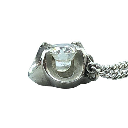 ノーブランド ネックレス PT850 ダイヤ0.36ct【AFI17】