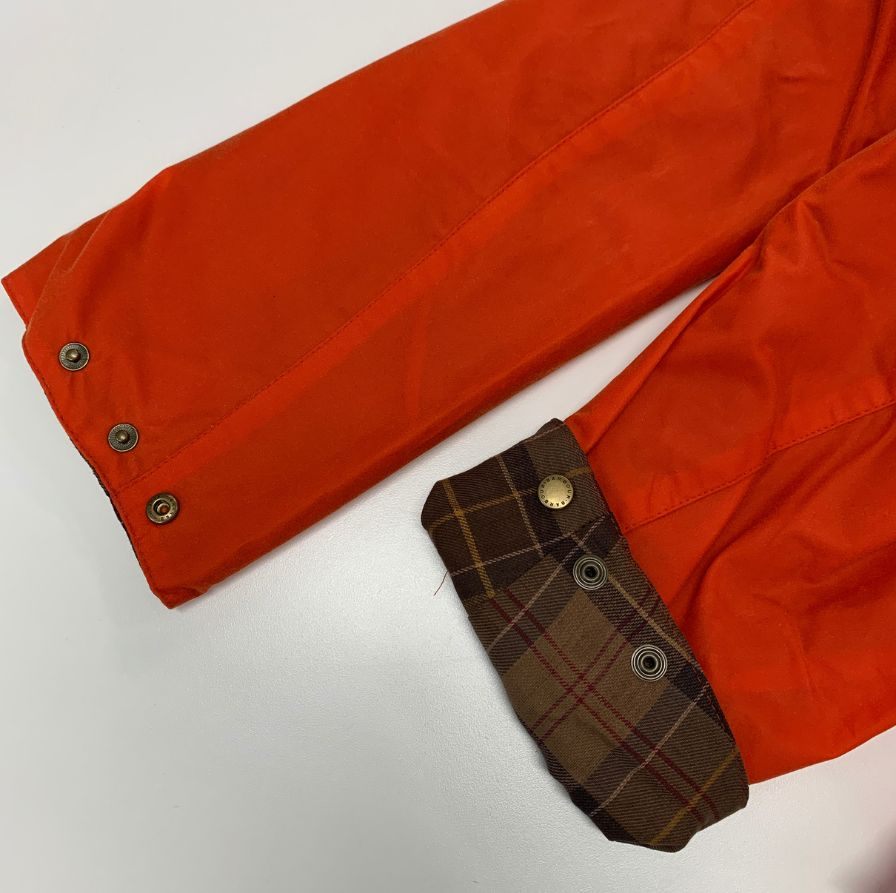 新品同様◆バブアー アウター ジャケット 232MWX2138 OVERSIZED BEAUFORT Bshop別注 メンズ オレンジ系 サイズ38 Barbour 【AFA2】