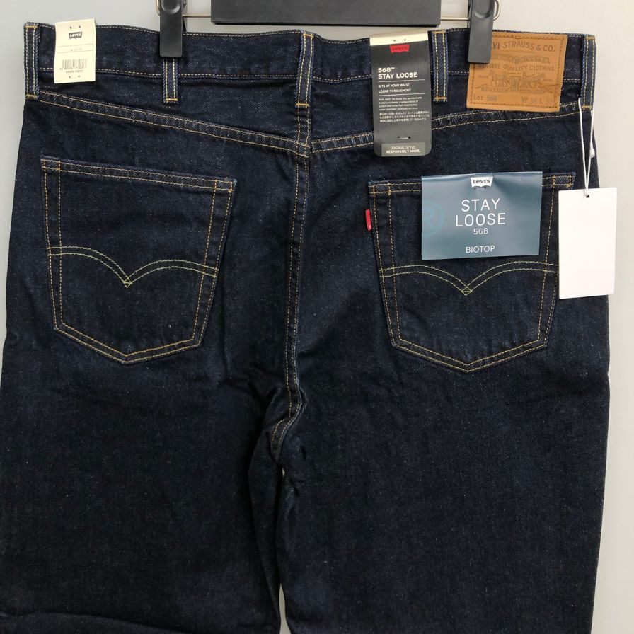 ビオトープ×リーバイス デニム 568 インディゴ メンズ W38 L30 BIOTOP×LEVI'S 【AFB24】