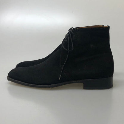 メルミン チャッカブーツ 25011 スエード ブラック サイズUK7 メンズ MEERMIN 約26.0cm【AFD2】