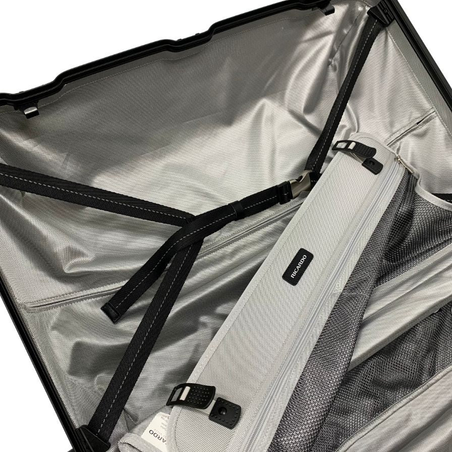 リカルド キャリーケース ダイヤルロック式 ブラック 24インチ 58L RICARDO【AFE13】