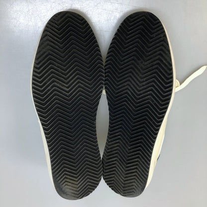 ブルネロ クチネリ レザースニーカー スエード ホワイト×ライトブルー EU40 BRUNELLO CUCINELLI 約25.0cm【AFC28】