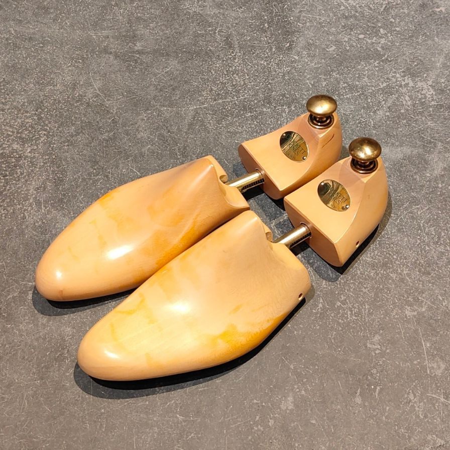 エルメス ジョンロブ製 シングルモンク ジャーヴィス JARVIS カーフ ブラウン サイズ41.5 HERMES JOHN LOBB ビジネスシューズ 約26.5cm【LA】【中古】