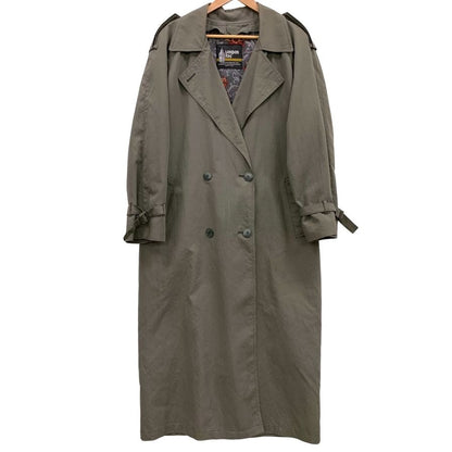 中古◆ロンドンフォグ バルカラーコート 70S ライナー付き USA製 カーキ メンズ サイズ8 LONDON FOG 【AFA19】