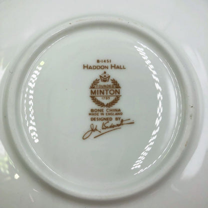 ミントン ハドンホール 洋食器 カップ ソーサ― 2客 セット アンティーク ティーカップ MINTON HADDON HALL【AFI20】【中古】