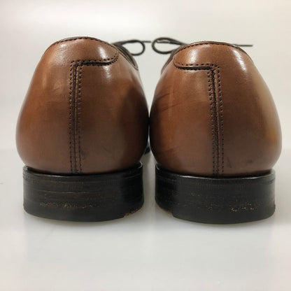 エドワードグリーン レザーシューズ パンチドキャップトゥ ハイス メンズ ブラウン サイズUK8D 808ラスト EDWARD GREEN HYTHE ビジネスシューズ 約26.5cm【LA】【中古】