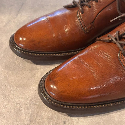 フローシャイム プレーントゥ グレインレザー ブラウン グレインレザー サイズUS10.5B メンズ FLORSHEIM ビジネスシューズ 約27.0cm【LA】【中古】