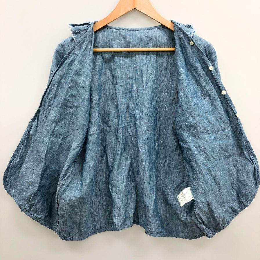 中古◇ジャーナルスタンダード ラックス リネン フリルシャツ