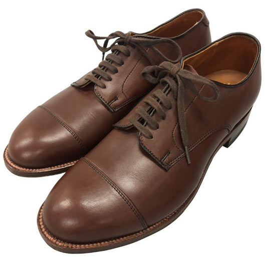 オールデン レザーシューズ N6511 カーフ 外羽根 メンズ ブラウン サイズ6ハーフ ALDEN ビジネスシューズ 約24.5cm【LA】【中古】