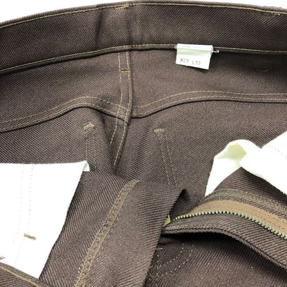 リーバイス スタープレスト ブーツカット フレアパンツ スリット 黒金タブ ブラウン メンズ W29 L32 LEVI’S 【AFB1】