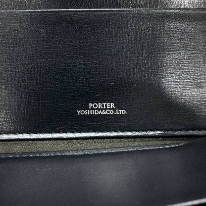 ポーター 長財布 L字ファスナー レザー ブラック メンズ PORTER【AFI6】