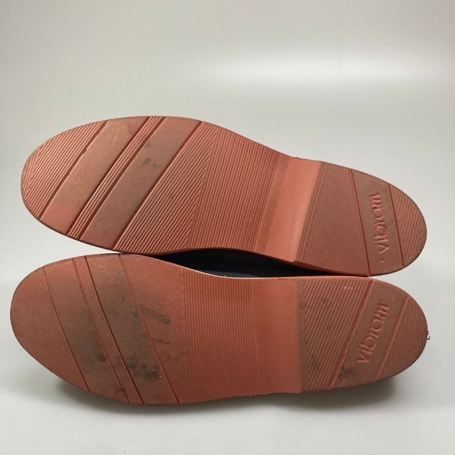 ラッセルモカシン デッキシューズ スエード メンズ ネイビー サイズ6.5E RUSSELL MOCCASIN 約25.0cm【AFC34】