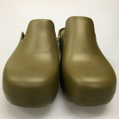 ボッテガヴェネタ サンダル フラッシュ スリッパ ラバー グリーン系 メンズ サイズ42 BOTTEGA VENETA 約27.0cm【AFD9-2】