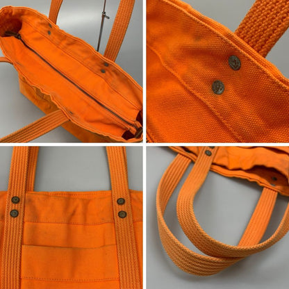 ポロ ラルフローレン トートバッグ ビッグ ポニー 刺繍 キャンバス オレンジ ブルー POLO RALPH LAUREN【AFE8】