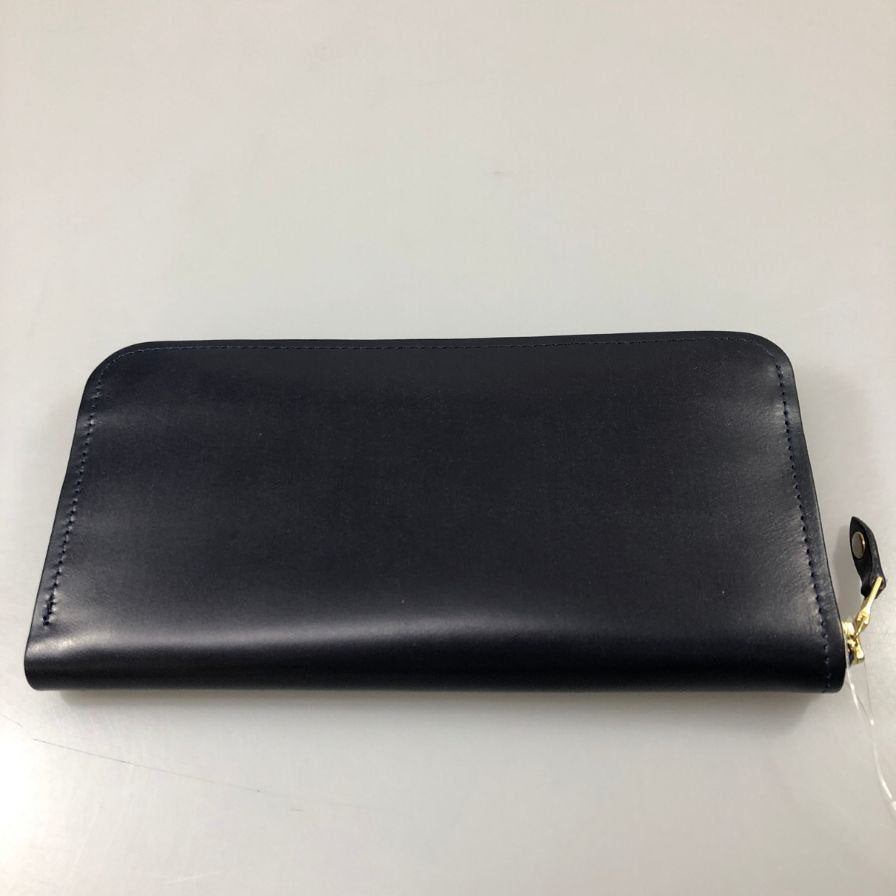 グレンロイヤル 長財布 ラウンドジップ レザー ブラック ゴールド金具 GLENROYAL【AFI1】