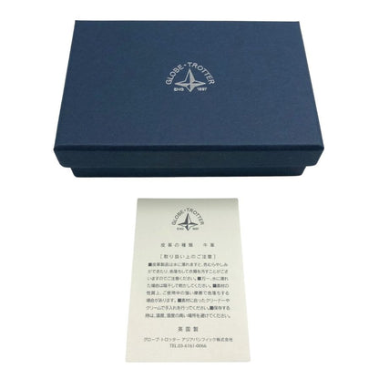 グローブトロッター レザー トラベル ステッカー エレファント ジョン ユニセックス ネイビー globe-trotter【AFI5】【中古】