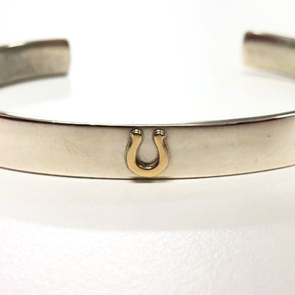 シンパシーオブソウル K18ホースシュー付き平打ちバングル Fサイズ  SYMPATHY OF SOUL【AFI5】