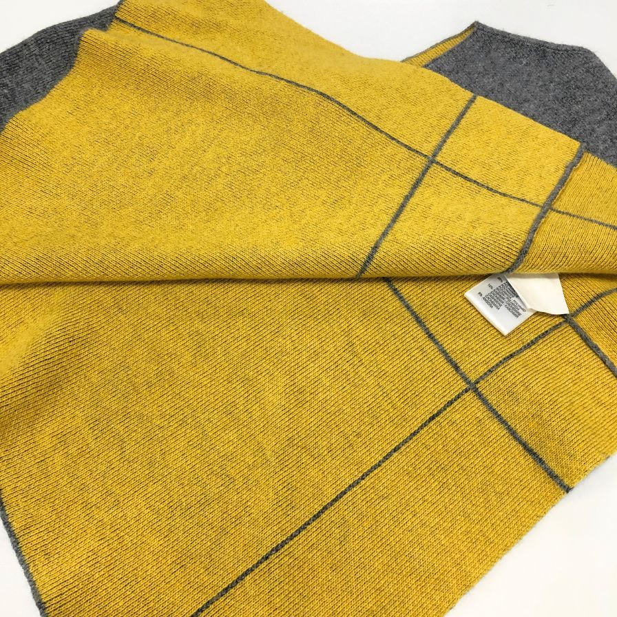 極美品◆ヴァレンティノ ウール ポンチョ カシミア混 レディース グレー サイズ40 VARENTINO 【AFI21】