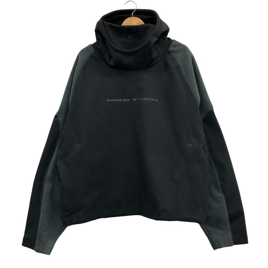 新品同様◆ナイキ テック ボレアス コレクション オーバーサイズド パーカー ブラック×グレー メンズ サイズ2XL NIKE 【AFA15】