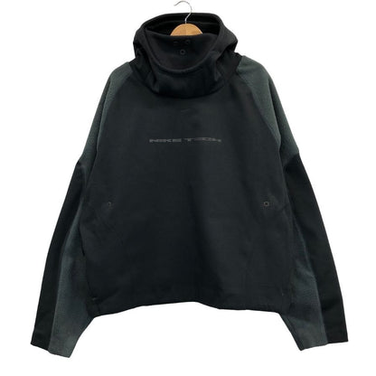 新品同様◆ナイキ テック ボレアス コレクション オーバーサイズド パーカー ブラック×グレー メンズ サイズ2XL NIKE 【AFA15】