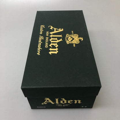 オールデン 53669 ビームス別注 プレーントゥ コードバン ミリタリーラスト ブラック サイズUS9D ALDEN ビジネスシューズ 約27.0cm【LA】【中古】