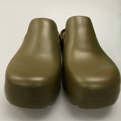 ボッテガヴェネタ サンダル フラッシュ スリッパ ラバー グリーン系 メンズ サイズ43 BOTTEGA VENETA 約28.0cm【AFD15-2】