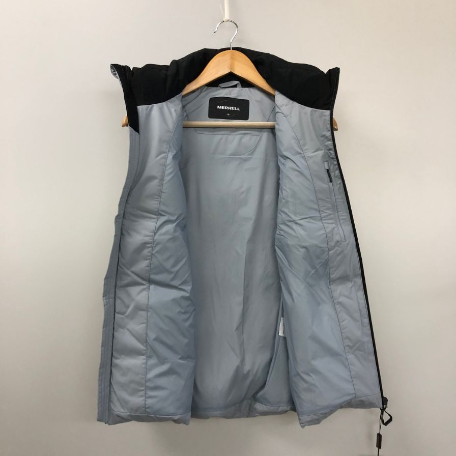 極美品◆メレル ダウンベスト  ジップ ブルー系 サイズ95 MERRELL 【AFB48】