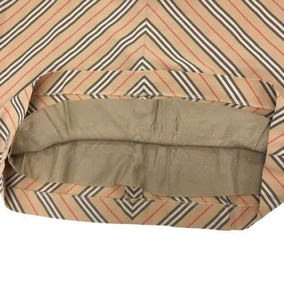 バーバリー ロングスカート タイトスカート コットン バーバリーチェック ノバチェック レディース ベージュ サイズ13  BURBERRY【AFB40】