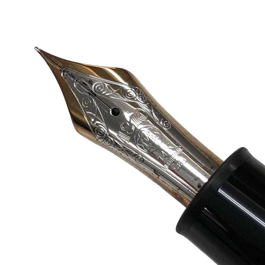 モンブラン 万年筆 マイスターシュテュック No.149 ペン先14K-585 4810 ブラック×ゴールド MONTBLANC【AFI12】