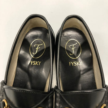 グッチ ホースビット ローファー ソール補正済 インソール貼り付け メンズ サイズ6.5 ブラック GUCCI 約25.5cm【AFC7】