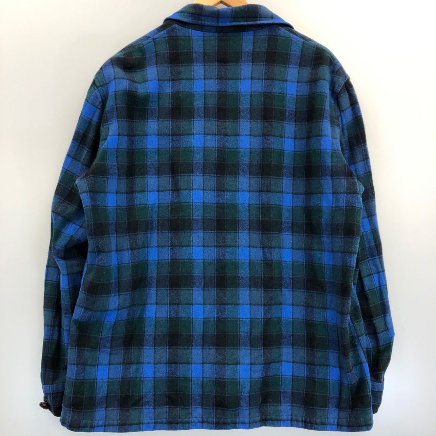 美品◆ペンドルトン 70S 3Bジャケット シングル ウール ブルー系 メンズ サイズMAGNUM 2X PENDLETON 【AFA1】