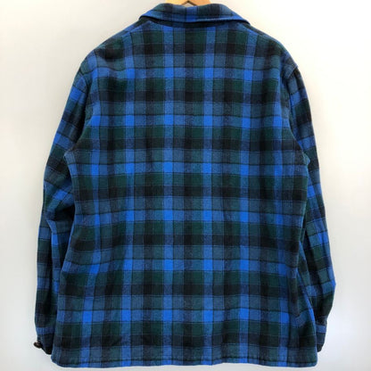 美品◆ペンドルトン 70S 3Bジャケット シングル ウール ブルー系 メンズ サイズMAGNUM 2X PENDLETON 【AFA1】