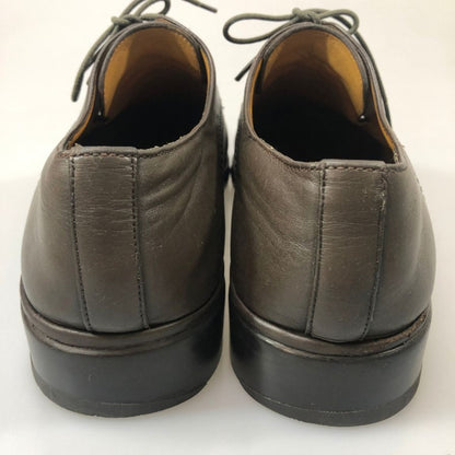 バリー Uチップ ダービー カーフ ロゴ刻印 ブラウン サイズUS10.5EEE BALLY 約28.5cm【YB4】