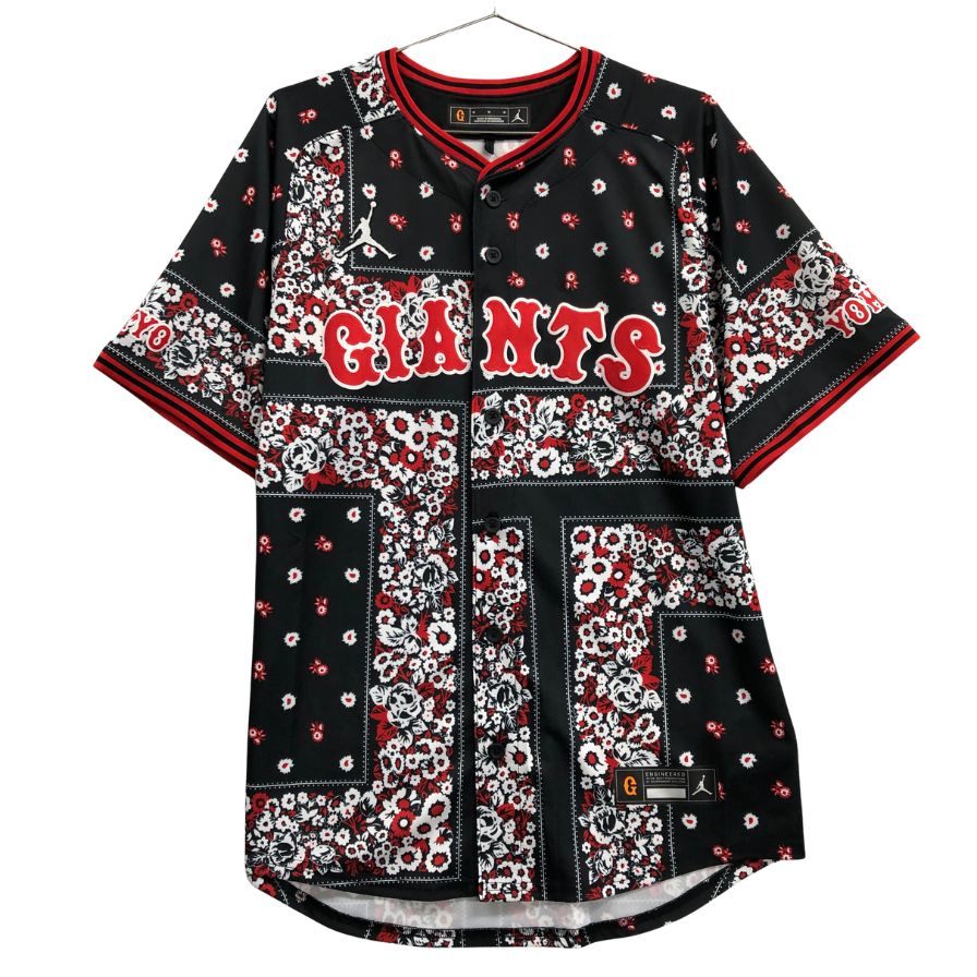 新品同様◆ジャイアンツ ジョーダン  コラボ 野球応援シャツ サイズM giants 【AFA21】