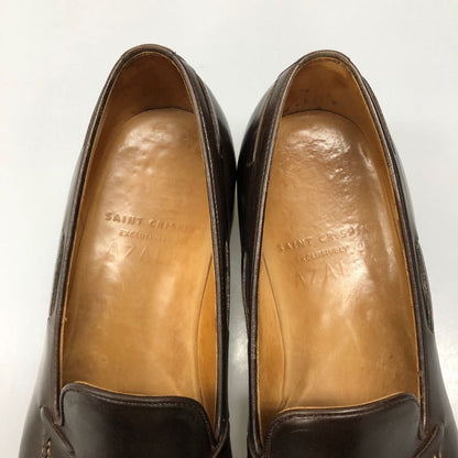 サンクリスピン AZALEA別注 レザーシューズ タッセルローファー メンズ 7.5D ブラウン Saint Crispin’s ローファー 約26.0cm【LA】【中古】