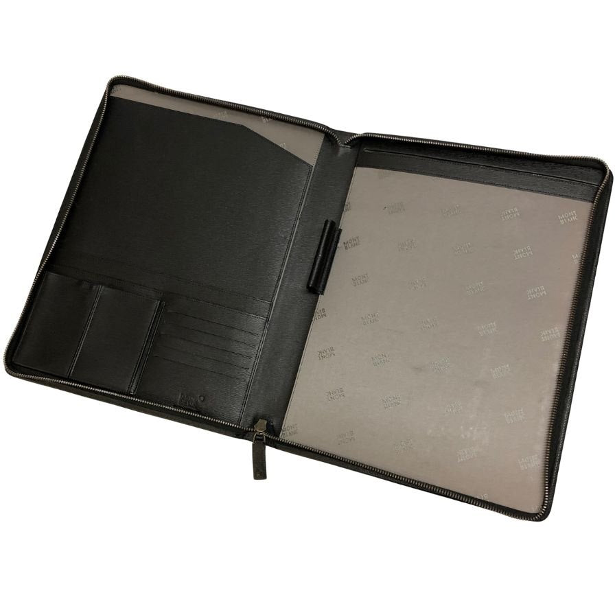 モンブラン ノートカバー レザー ブラック MONTBLANC【AFB53】【中古】