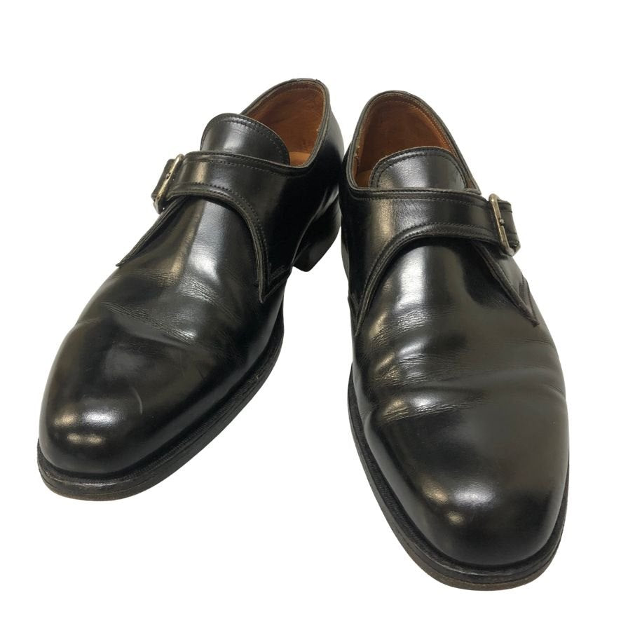 ジェイエムウエストン 1731 シングルモンク プレーントゥ ブラック メンズ サイズUK7D J.M.WESTON 約26.0cm【PTM1】