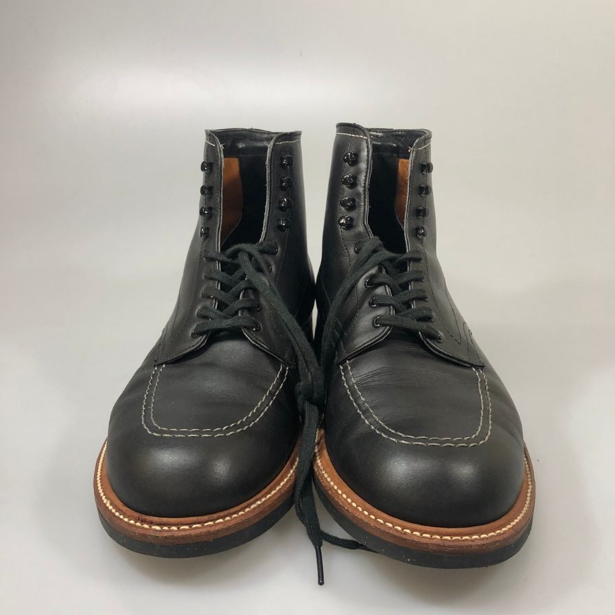 オールデン 401 インディーブーツ カーフ  ブラック メンズ ブラック  サイズUS9D alden ブーツ 約26.5cm【LA】【中古】
