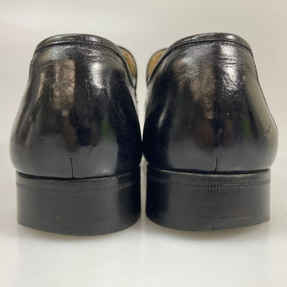 マレリー スリッポン カーフ ゴールド金具 メンズ ブラック サイズ25EEE marelli 約25.0cm【AFC1】