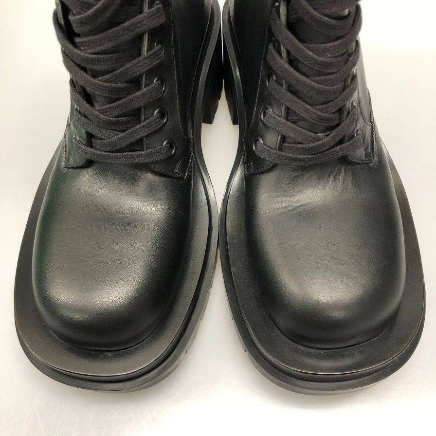 ボッテガヴェネタ ブーツ LUG ANKLE ブラック サイズ35 レディース BOTTEGA VENETA 約22.0cm【AFD2】