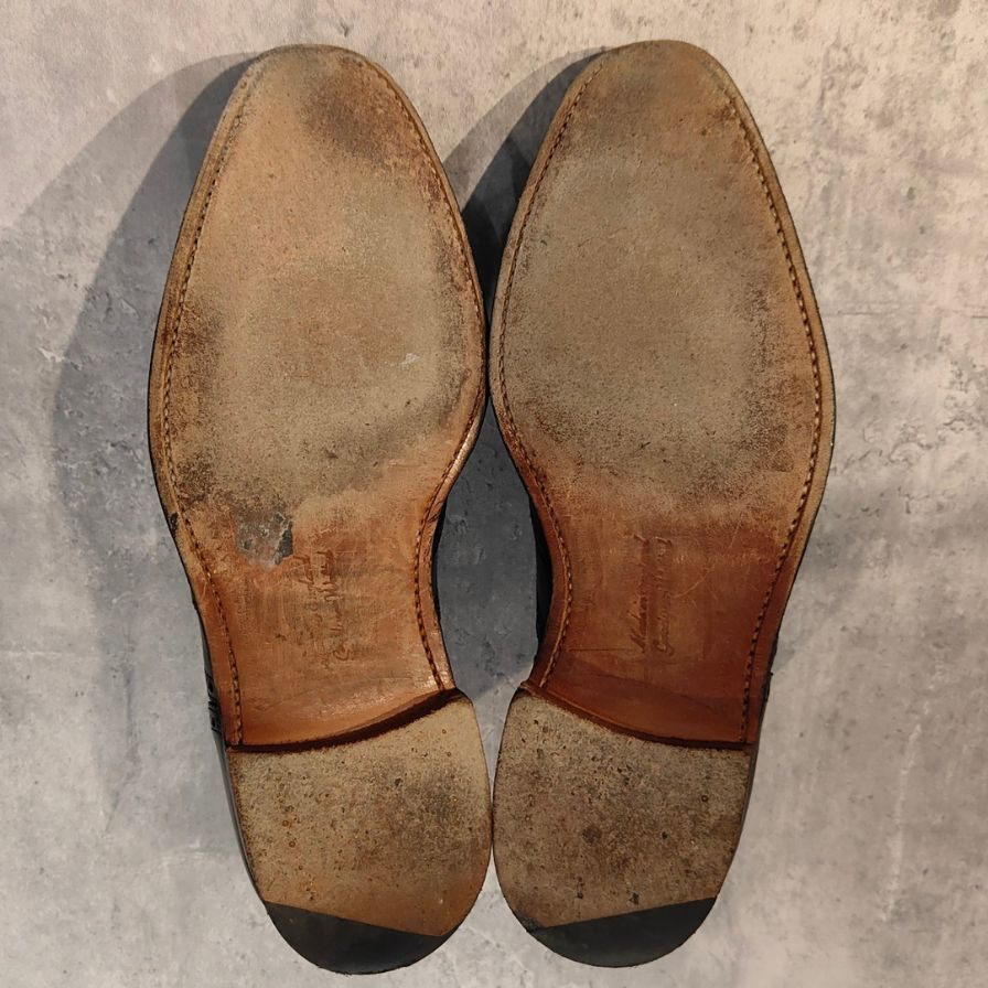 ジョセフチーニー ブロード2 ウイングチップ カーフ ブラック サイズUK6.5 メンズ JOSEPH CHEANEY ビジネスシューズ 約25.0cm【LA】【中古】