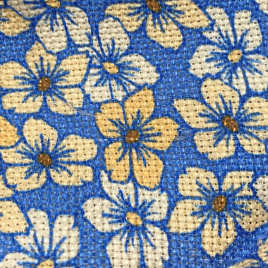 イザイア ネクタイ 花柄 シルクブレンド ブルー系 ISAIA【AFI18】