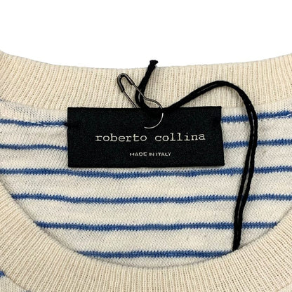 中古◆ロベルトコリーナ クルーネックロングTシャツ ブルーグラデ メンズ 48サイズ Roberto Collina 【AFB23】