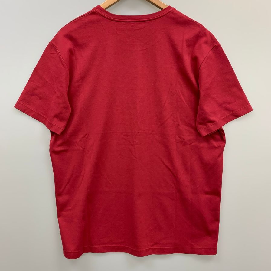 新品同様◆ロベルトコリーナ Tシャツ レッド コットン サイズ48 メンズ roberto collina 【AFB41】