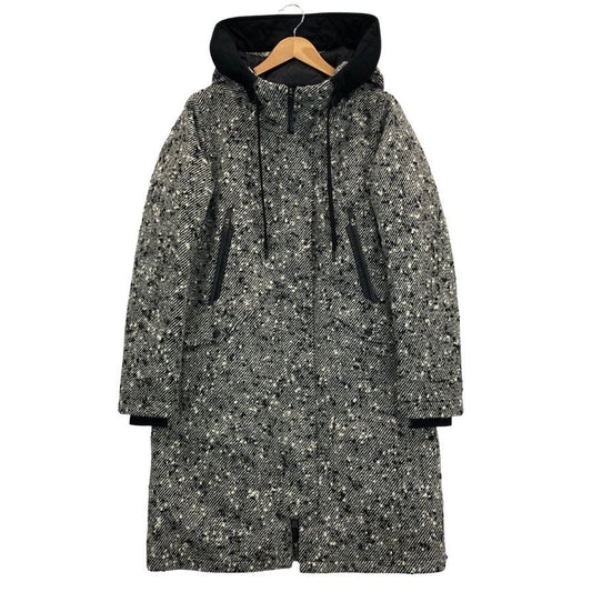 美品◆ヘルノ コート ラミナー ツイード ウール 中綿 ハーフ丈 ジャケット グレー メンズ サイズ42 HERNO Laminar 【AFA9】