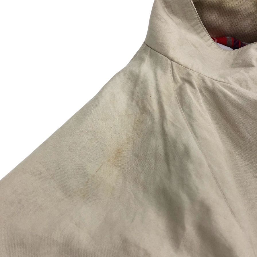 中古■バラクータ ブルゾン ハリントンジャケット G9 スウィングトップ メンズ ベージュ サイズ40 BARACUTA 【AFA22】