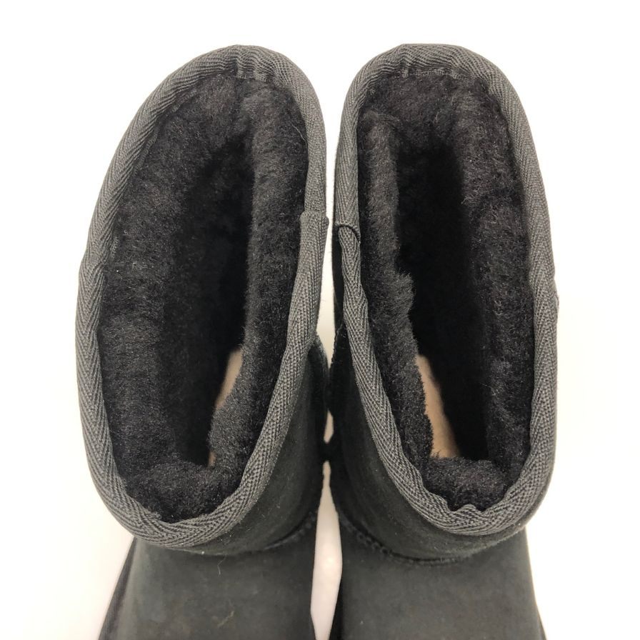 アグ クラシック ショート ムートン ブーツ 1016223 レディース サイズ24cm ブラック UGG 約24.0cm【AFD1】