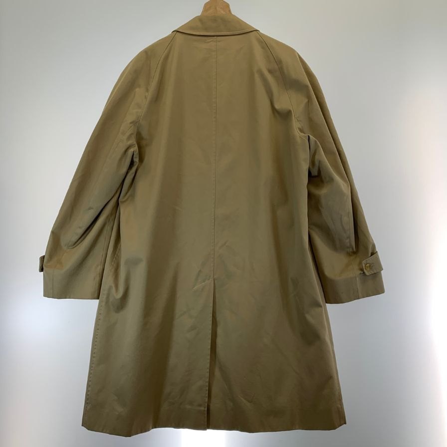 美品◆アクアスキュータム アクア5 ステンカラー コート コットン ベージュ サイズ表記なし Aquascutum 【AFA12】